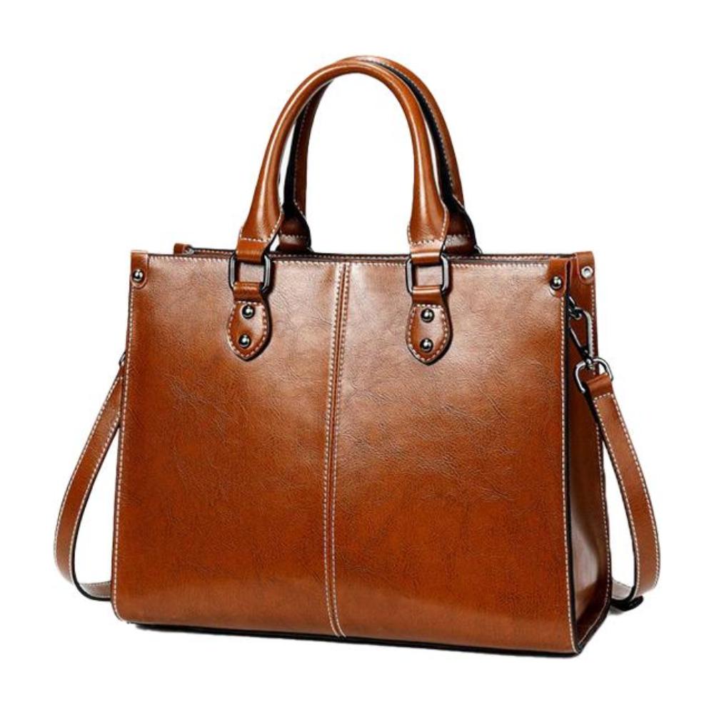 Grace™ | Classic Leather Tote Bag