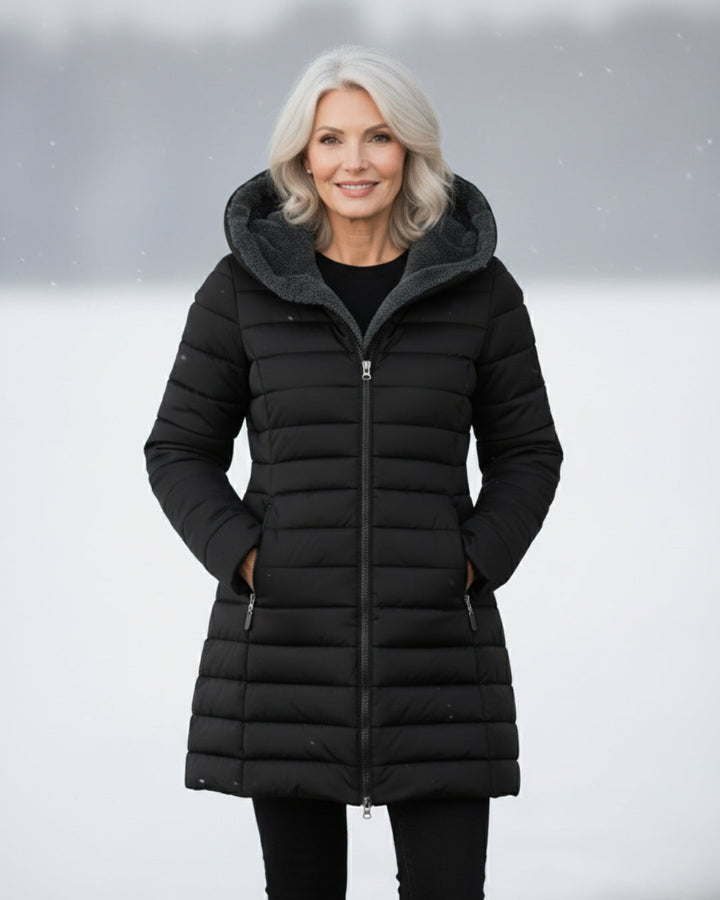 Fleece Lined Puffer Coat