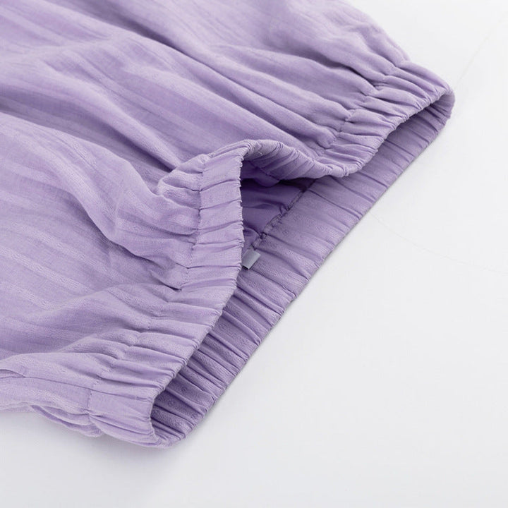 Viola | Luchtige button-up en shorts set