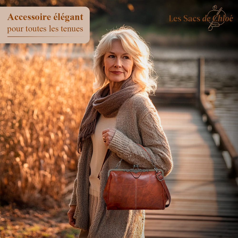 Johanna™ | Classic Charm Leather Shoulder Bag