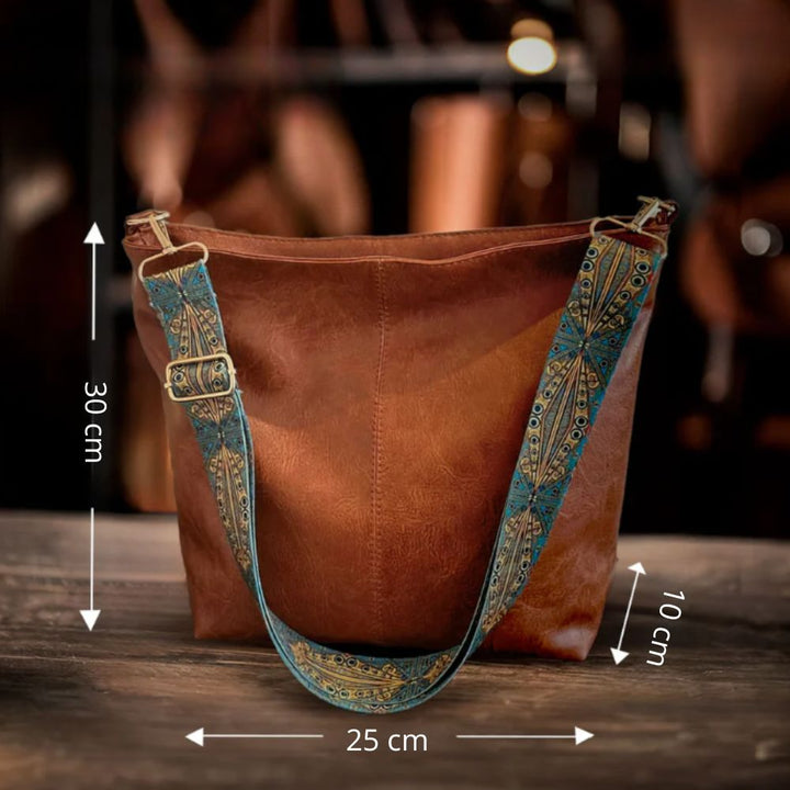 Agnes™ | Vintage Leather Shoulder Bag