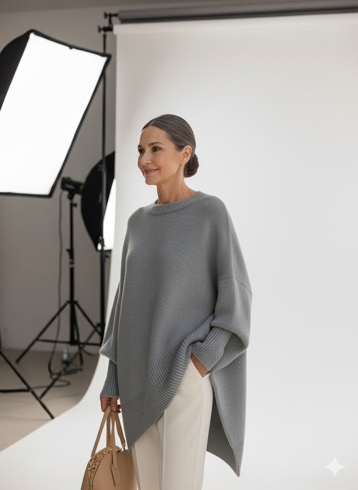 Melody | Effortless Elegance Oversized Poncho