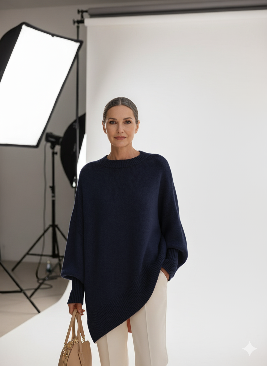 Melody | Effortless Elegance Oversized Poncho