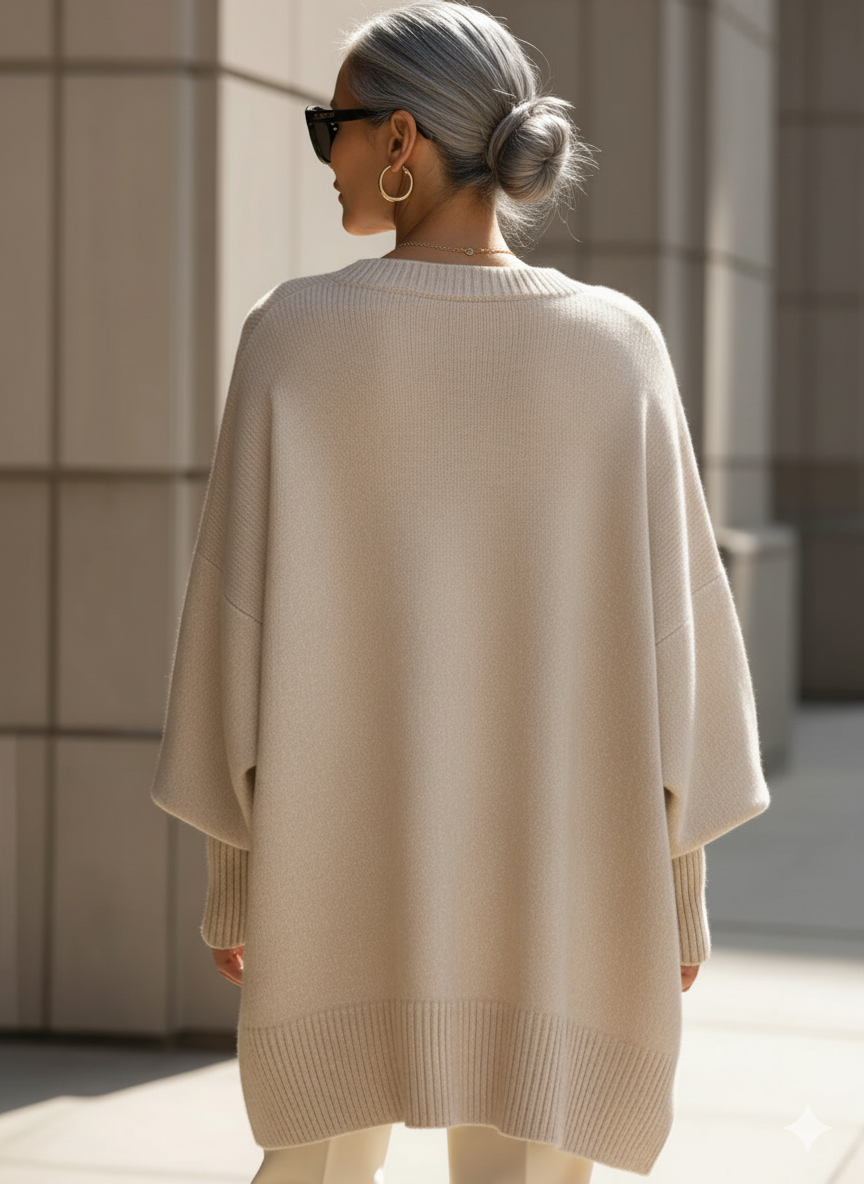 Melody | Effortless Elegance Oversized Poncho