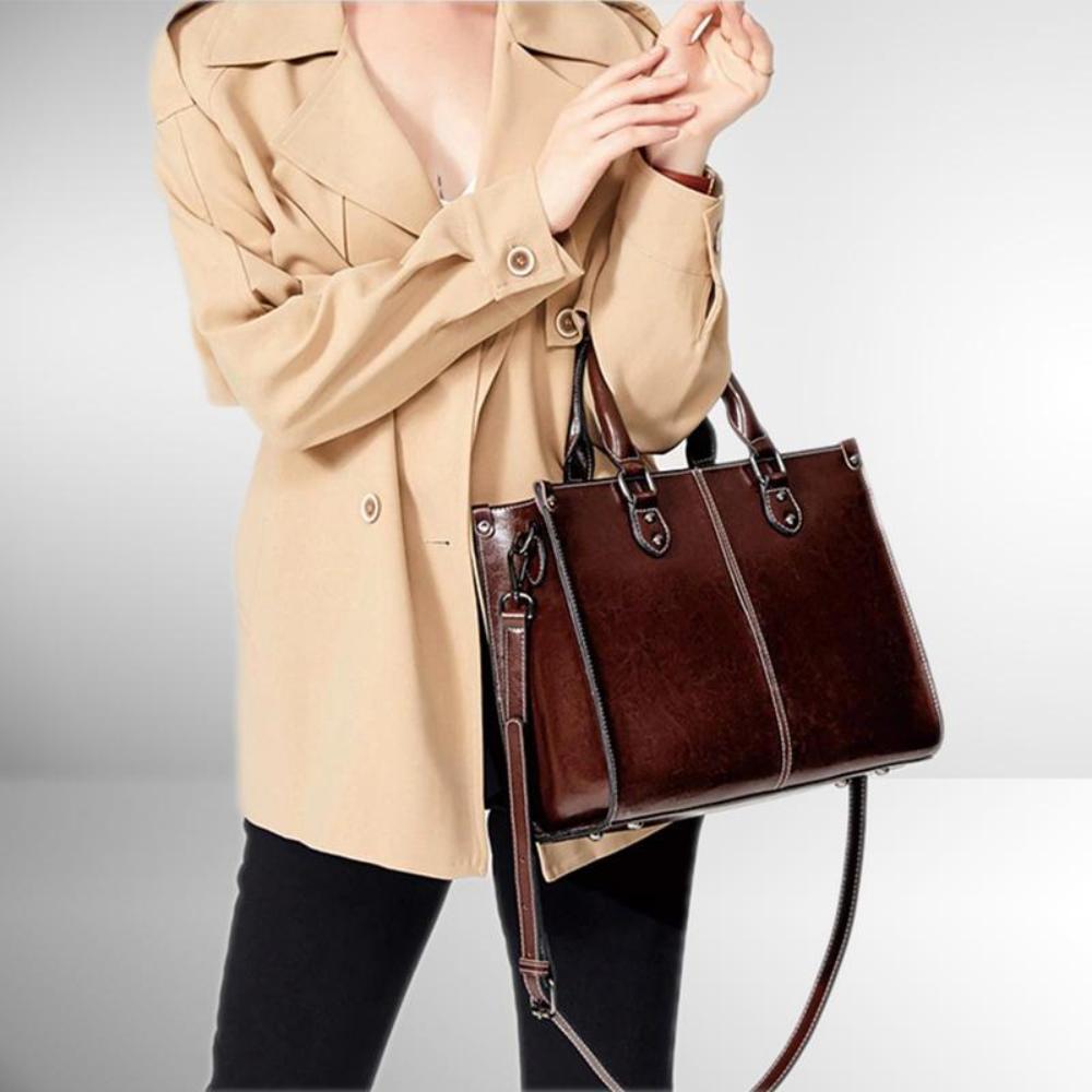 Grace™ | Classic Leather Tote Bag