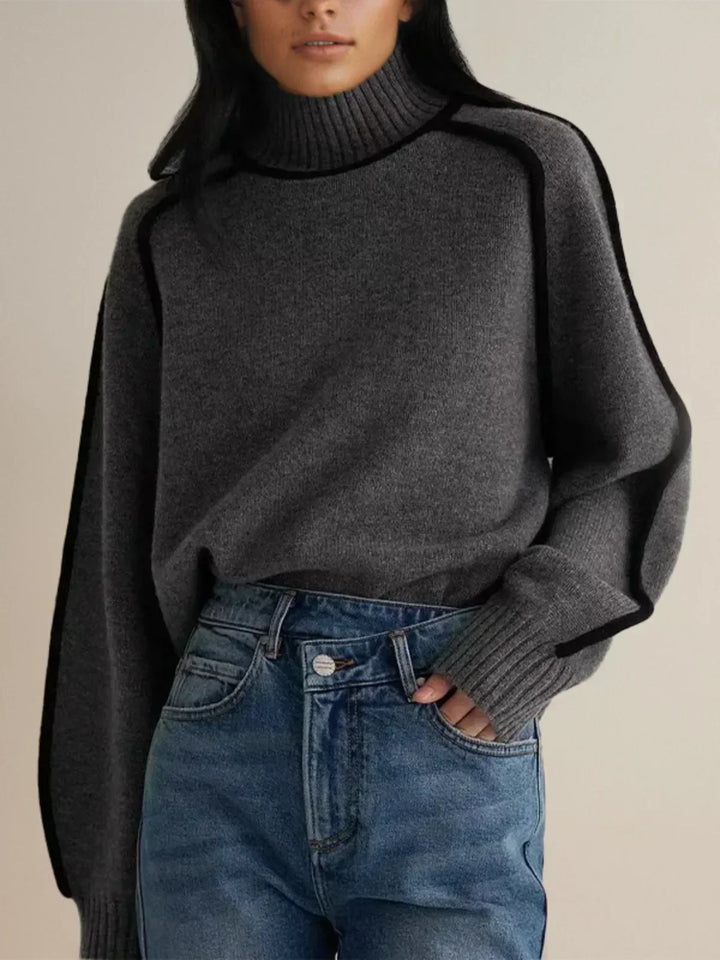 Evie™ – Elegant Turtleneck Sweater for Timeless Sophistication