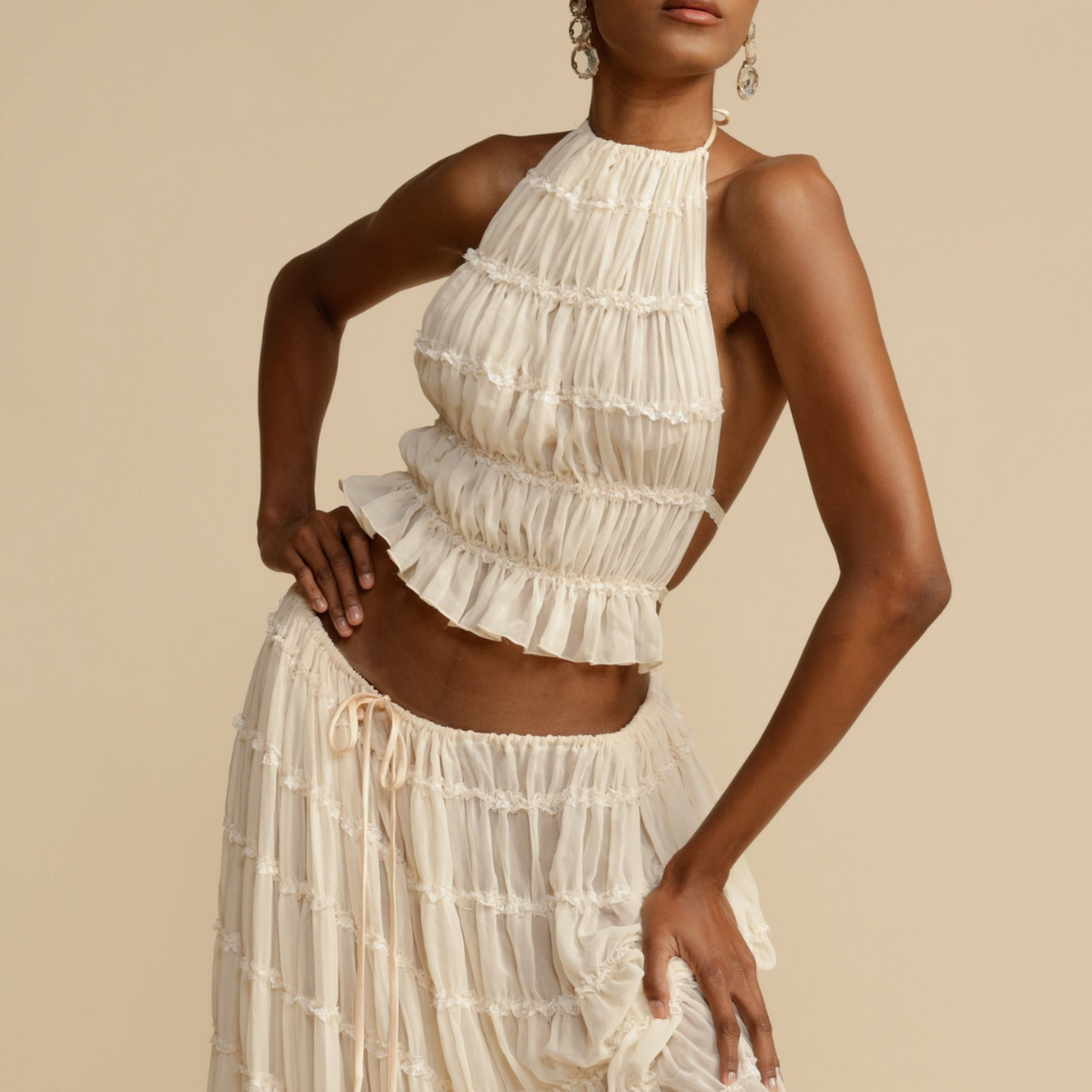 Wendy | Halter top en rok set