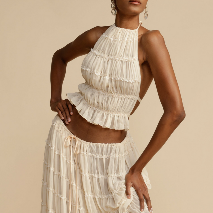 Wendy | Halter top en rok set