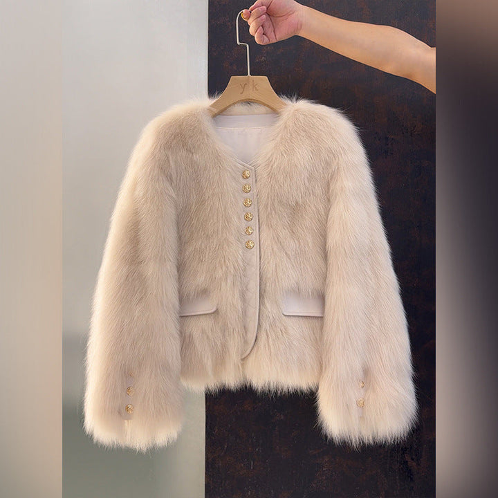Aurelia | Luxe Fox Fur Jacket