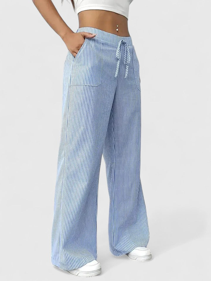 SIERRA – STRIPE FLOW LOUNGE PANTS