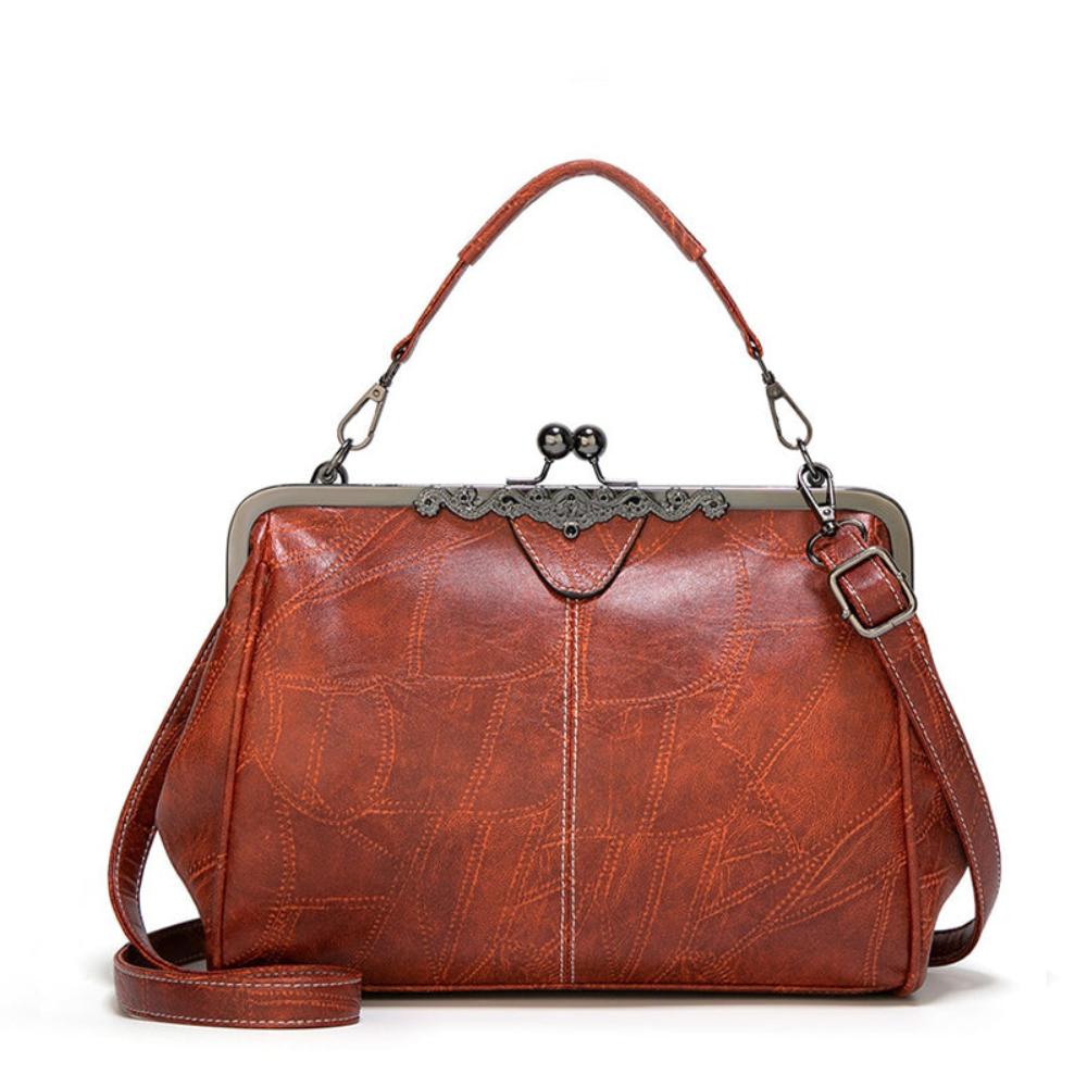 Celeste™ | Vintage Kiss-Lock Shoulder Bag