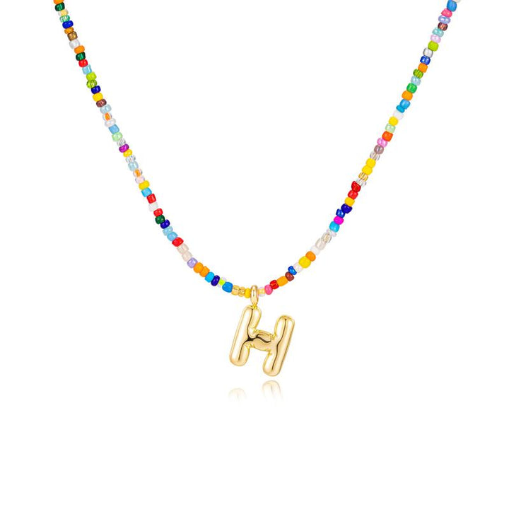 MACY™ - Colorful Bubble Letter Necklace