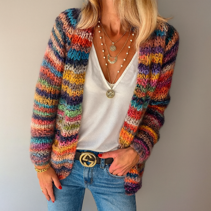 Katie™ – Cozy Cardigan for Vibrant Comfort