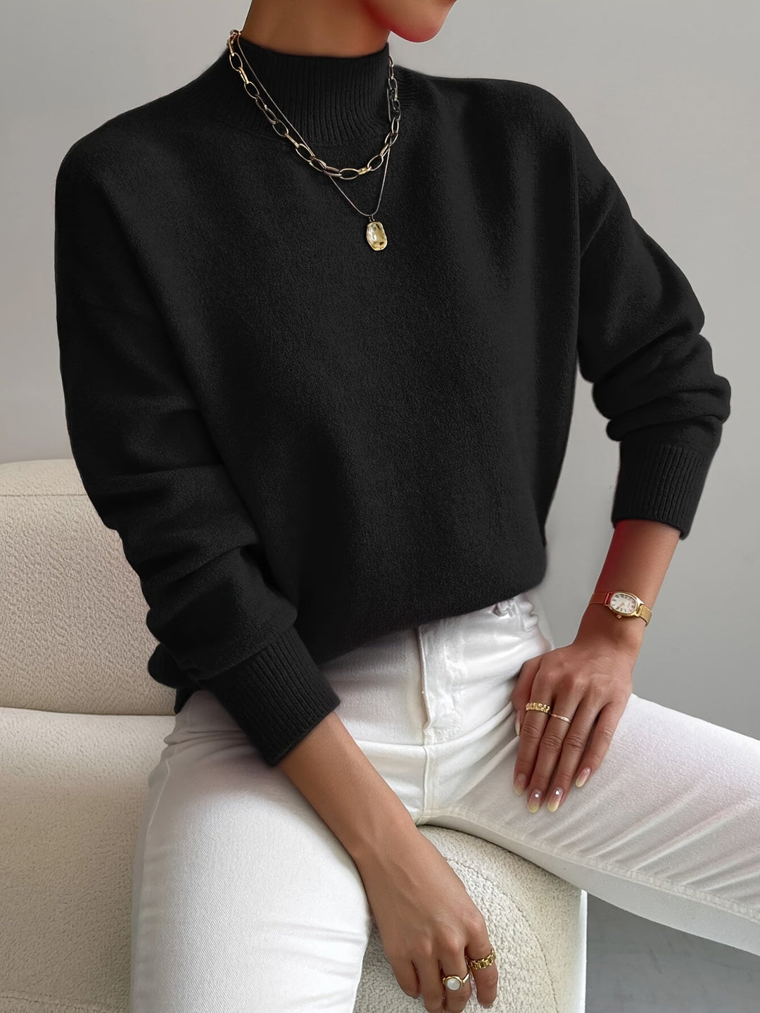 Hadley™ – Turtleneck Sweater for Effortless Elegance