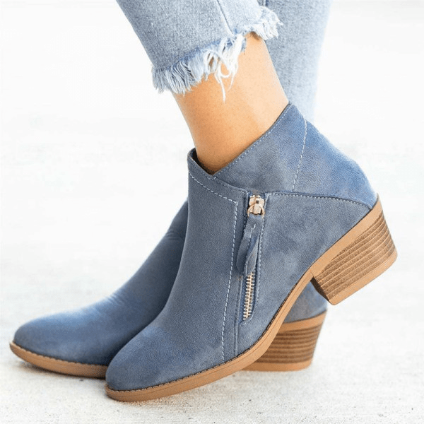 Zara-Side-Zip-Ankle Boots