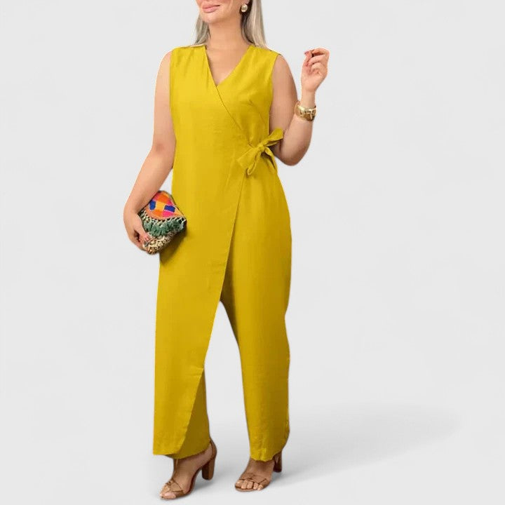 JENNA – WRAP CHARM JUMPSUIT